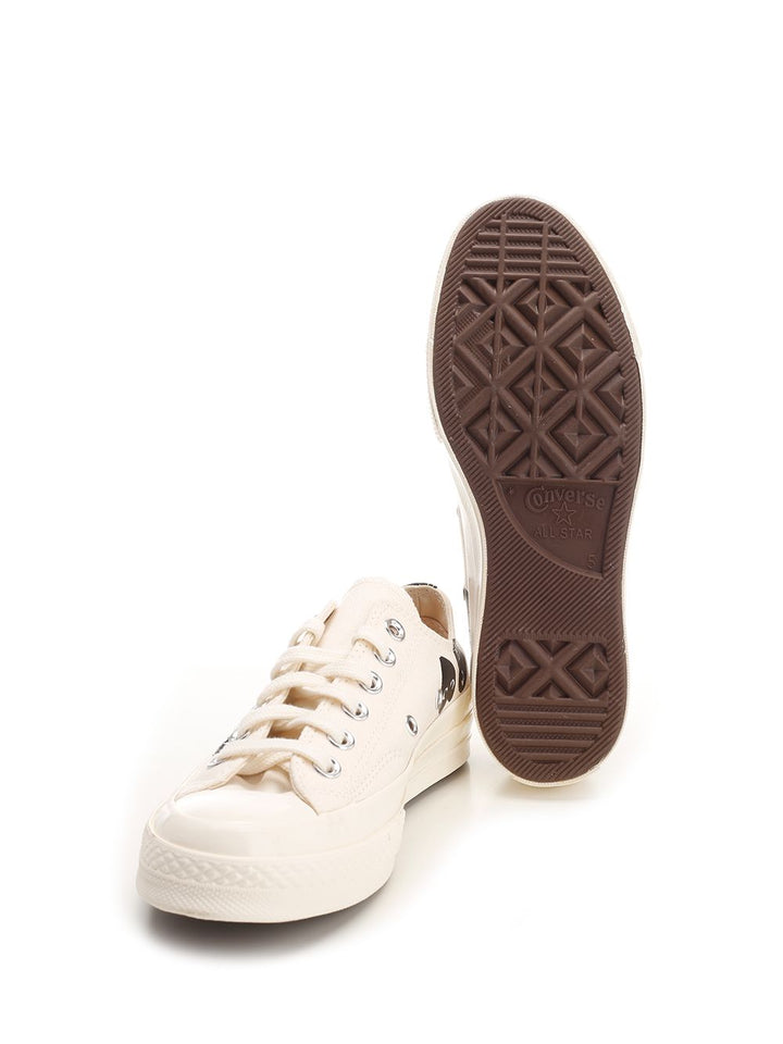 Comme Des Garcons Play Chuck 70 Sneakers - Bianco | 3fa6040c12360fb63308cd86a7704e035ca19fb4