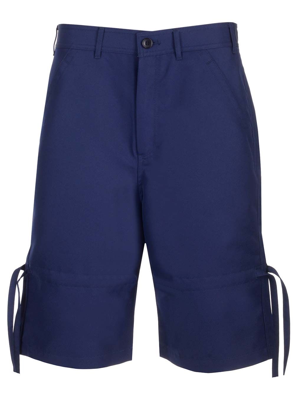 Comme Des GarçOns Shirt Twill Bermuda Shorts Trousers - Blu | f3484d1c0417e6d6f6a7ac471fa7a940f8d66338