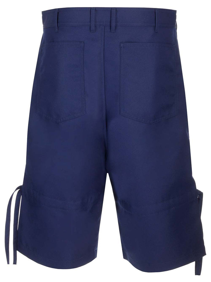 Comme Des GarçOns Shirt Twill Bermuda Shorts Trousers - Blu | ade58caad7ae410e904cf4620fc5a1dc84887d65
