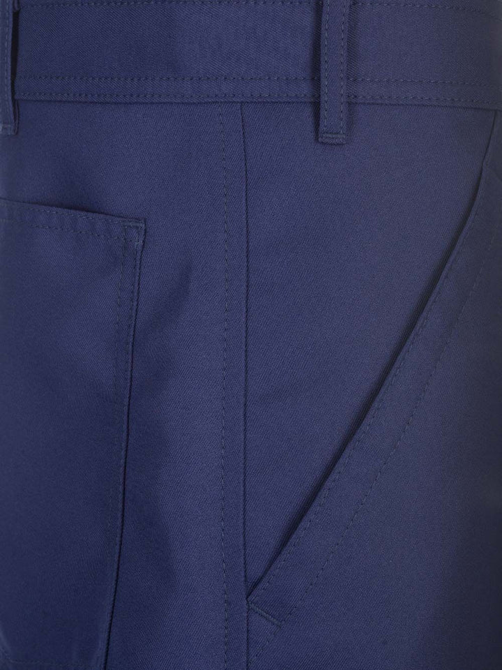 Comme Des GarçOns Shirt Twill Bermuda Shorts Trousers - Blu | b7419310f0bf930a85e972da661f5a0a10d22eb8