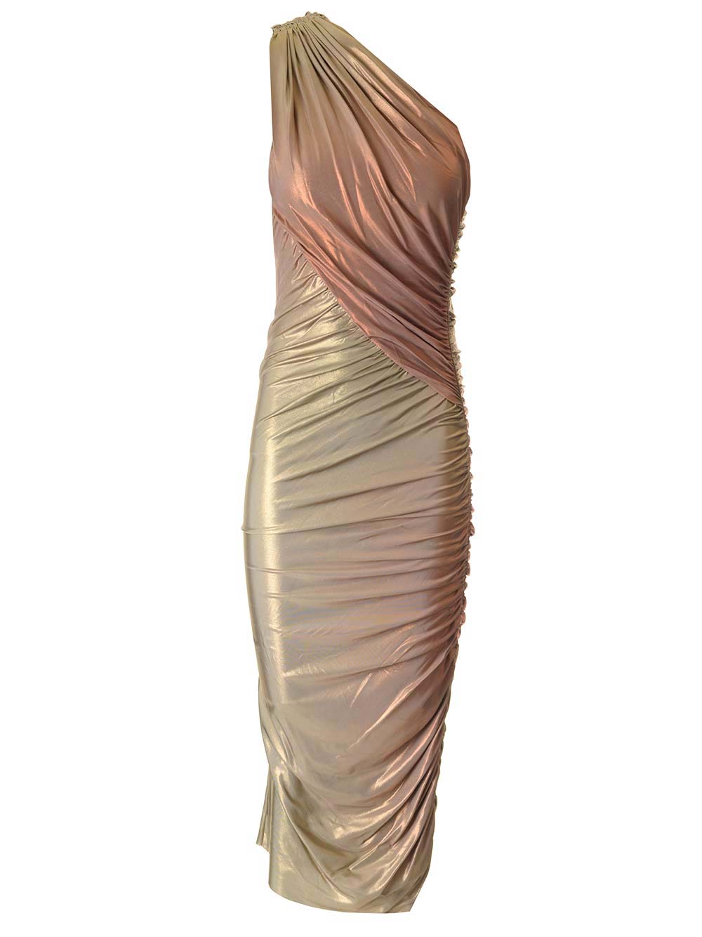 Rick Owens Lilies Viscose Midi Dress Abiti - Bianco | 56040bc624335852e864e5579363179cc9267e7b