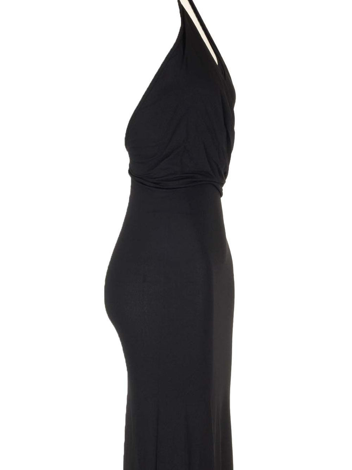 Rick Owens Lilies Stretch Jersey Midi Dress Abiti - Nero | 2d973788793cb45857abaf9c7a4c26c5e82f9790