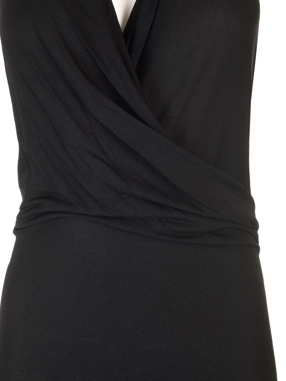 Rick Owens Lilies Stretch Jersey Midi Dress Abiti - Nero | 72d882bb9ff1914cc1a4ab76cb2caab65194d292