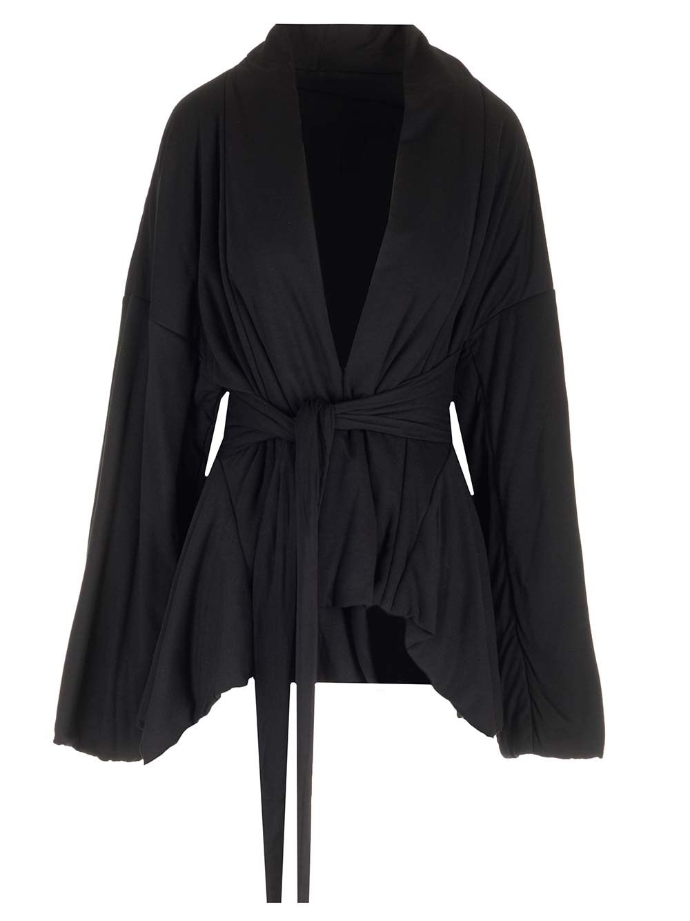 Rick Owens Lilies Black Viscose Kimono Giacche - Nero | 32d7c07cc31cd46cc339b57fdbade84fcecc8167