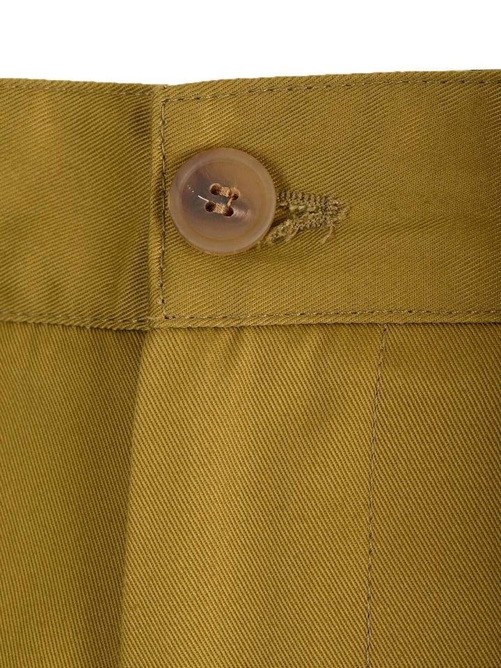 Maison KitsunÉ Cotton Chino Trousers - Verde | e51027464c10c449b83c1aea5068ac489301721c