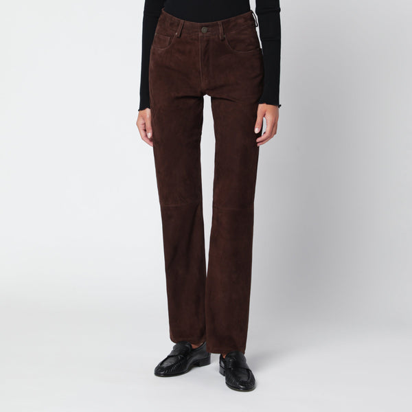 Jean in Camoscio, Marrone