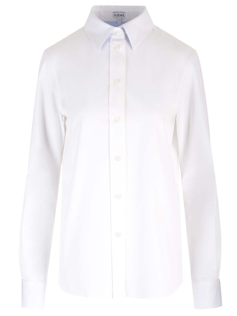 Loewe White Cotton Twill Shirt Shirts - Bianco | 6b60eaa205de5f2634eb6b567f3a7dd3d9d95450
