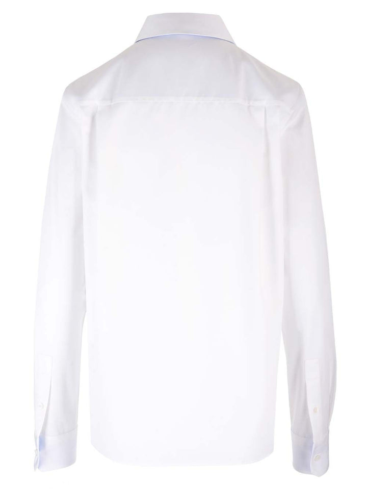 Loewe White Cotton Twill Shirt Shirts - Bianco | 69204aedabc58e84b95579f6f84c2a32d764faa6