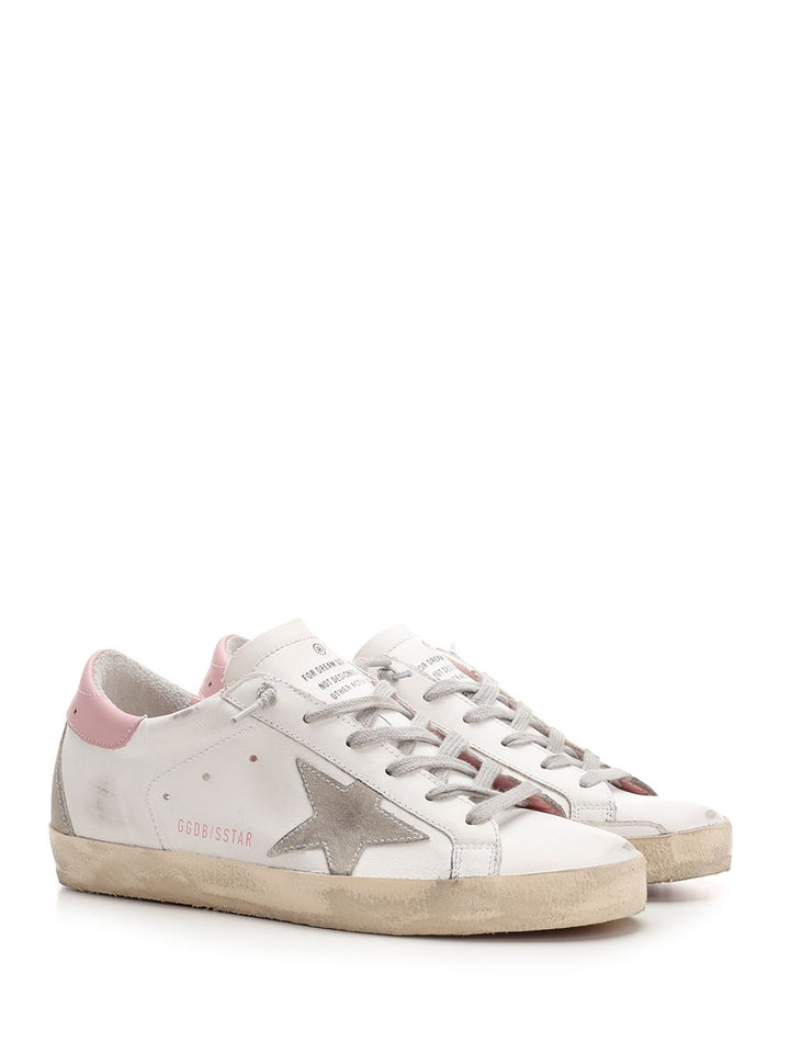 Golden Goose Deluxe Brand Super Star Sneakers - Bianco | b6e6a1a938ec08dd725ad0fd31eceb73d4f2a9c6