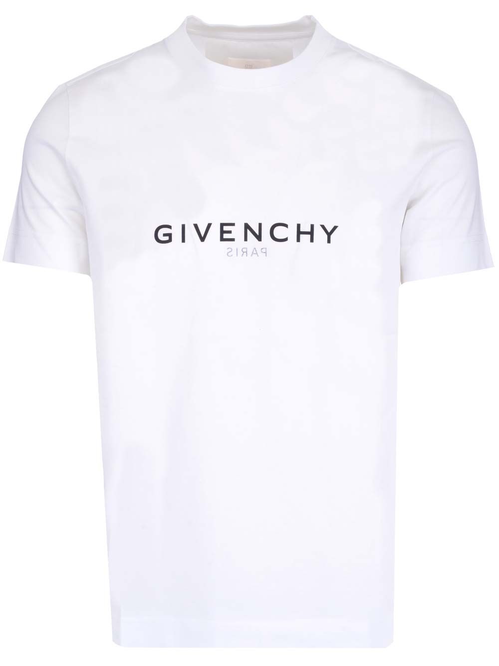 Givenchy Paris Reverse T-Shirt - Bianco | a80e30e1e1a6b1ea2516a53f3256ff91b0bda535