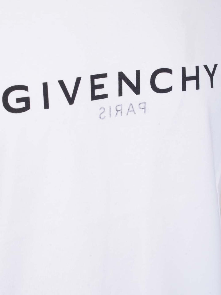 Givenchy Paris Reverse T-Shirt - Bianco | 22110b80516c9b9a63f4daf04b4e2e185f47a0ed