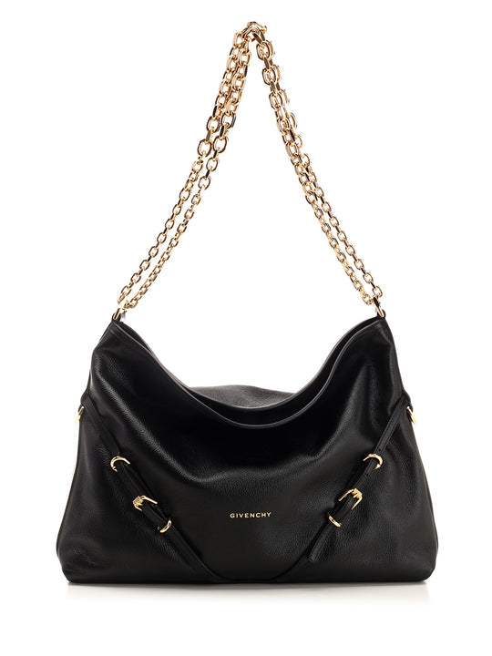 Voyou Chain Shoulder Bags Nero