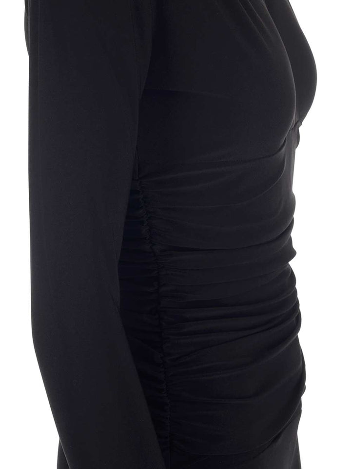 Norma Kamali Jersey Jumpsuit With Long Sleeves Tute Intere - Nero | 4cfcd5b1e251d92277a18bf1aa0404e88810f28f