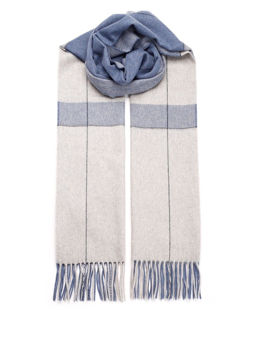Al Duca D'Aosta Light Blue/White Check Scarf Scarves And Foulards - Light blue | 66325d0f02197153c207f519a5bb435b6c68fdd7