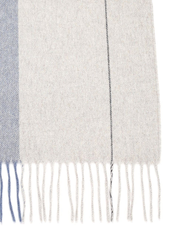 Al Duca D'Aosta Light Blue/White Check Scarf Scarves And Foulards - Light blue | 337082463ba5582651595eac32c7c98ca0987b43