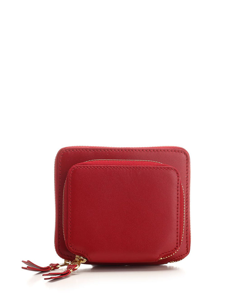 Comme Des Garcons Wallet Black Square Wallet Wallets - Rosso | 61443862e504e4349d95d6e3657a5297dce8e732