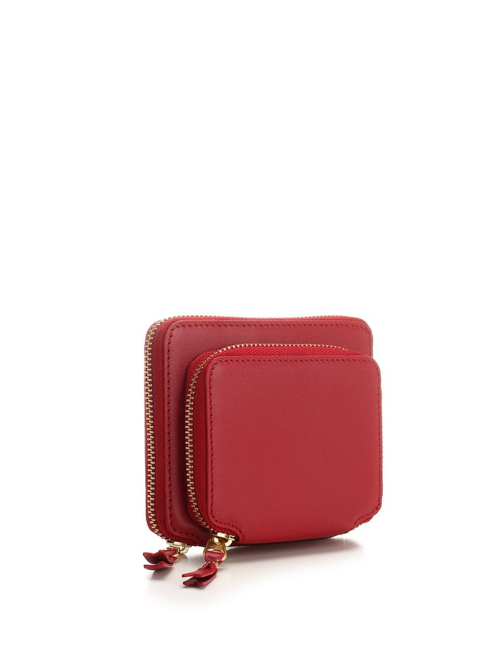 Comme Des Garcons Wallet Black Square Wallet Wallets - Rosso | 0657c3119b634225236afbe3e3857f500bf1ece9