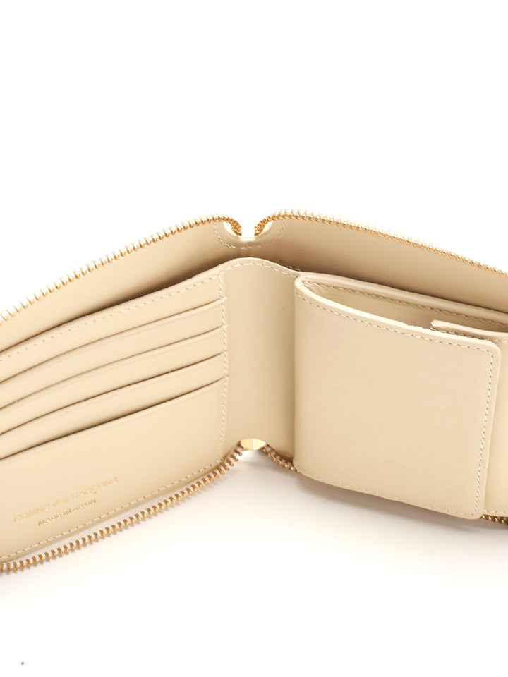 Comme Des Garcons Wallet Leather Vertical Wallet Wallets - Bianco | bd720ff7ff73a4e27d349bb9f5fdd7126d9f9ba2