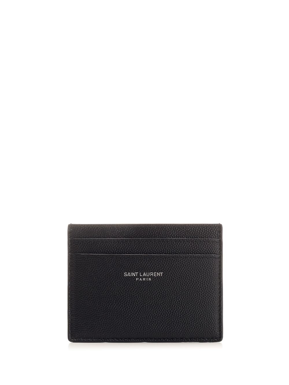 Saint Laurent Black Card Holder With Printed Logo Wallets - Nero | 8bd3f87f176e1febd3853faa7e149e5ca8315059