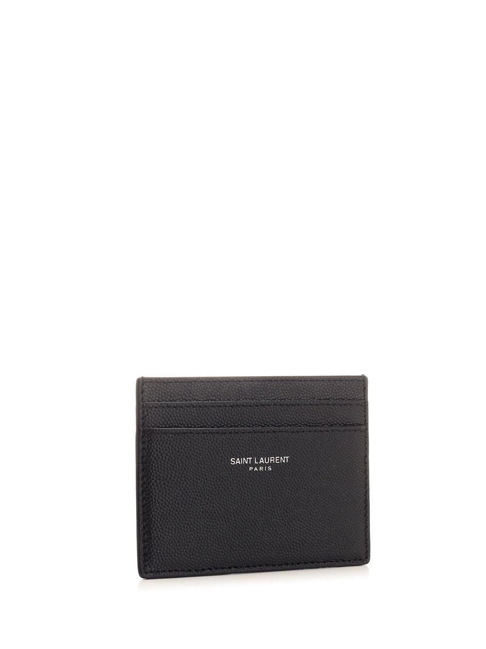 Saint Laurent Black Card Holder With Printed Logo Wallets - Nero | 0cc3c7a24065419dd2683625a5be0dfd33d656ff