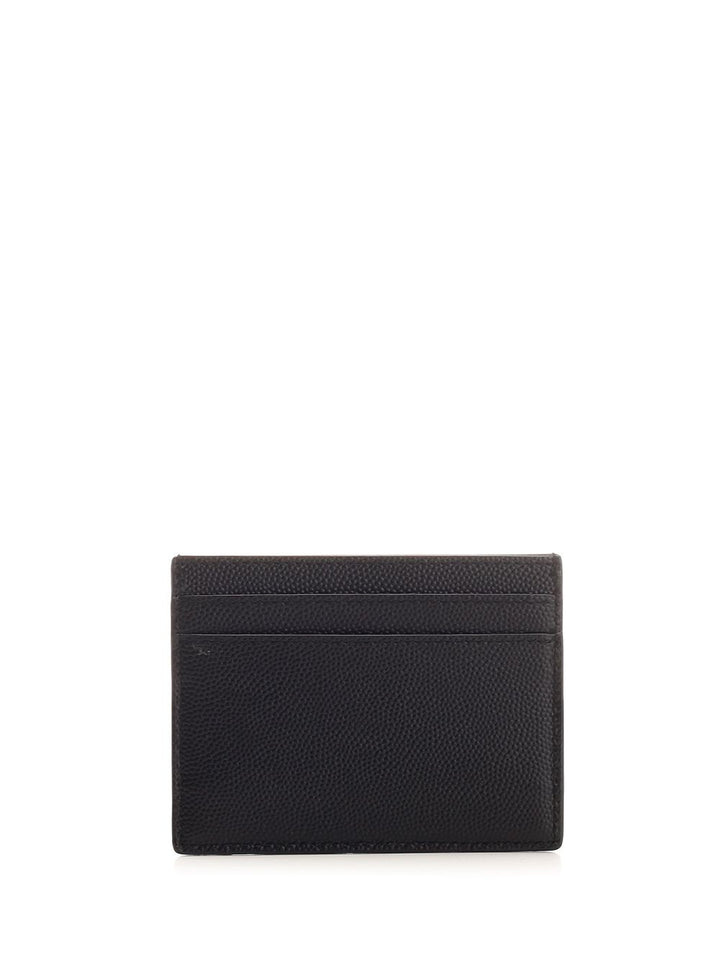 Saint Laurent Black Card Holder With Printed Logo Wallets - Nero | 702dd6142e38ece560d3a16d4330a86aa927435a