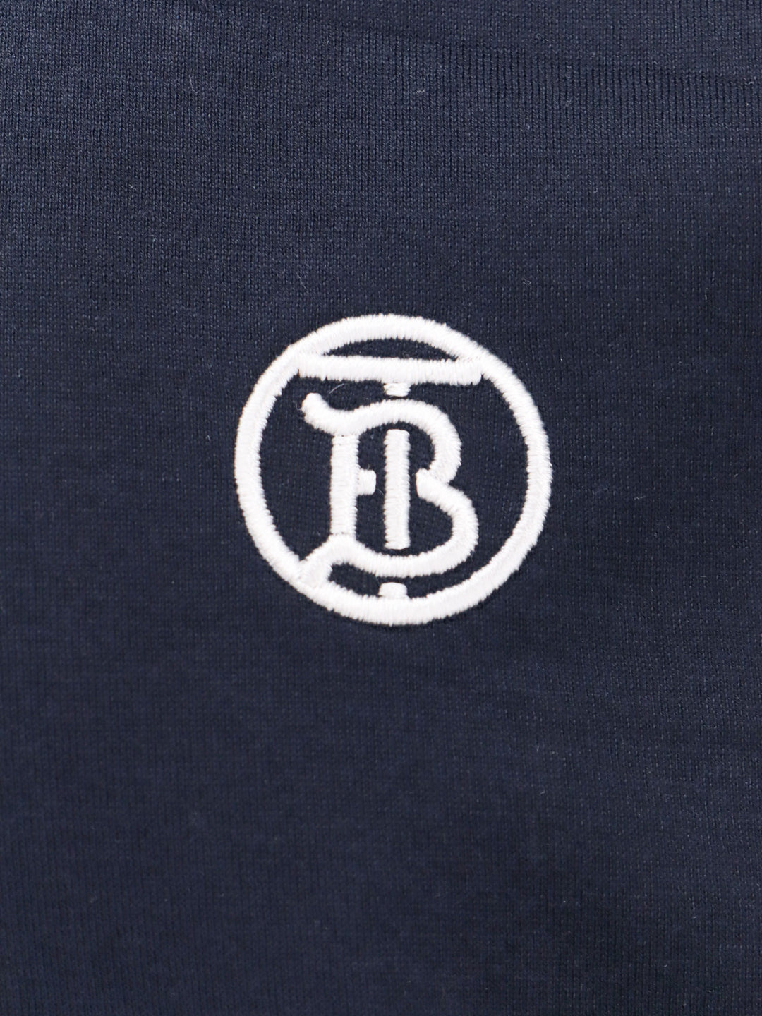 T-shirt in cotone con monogramma ricamato