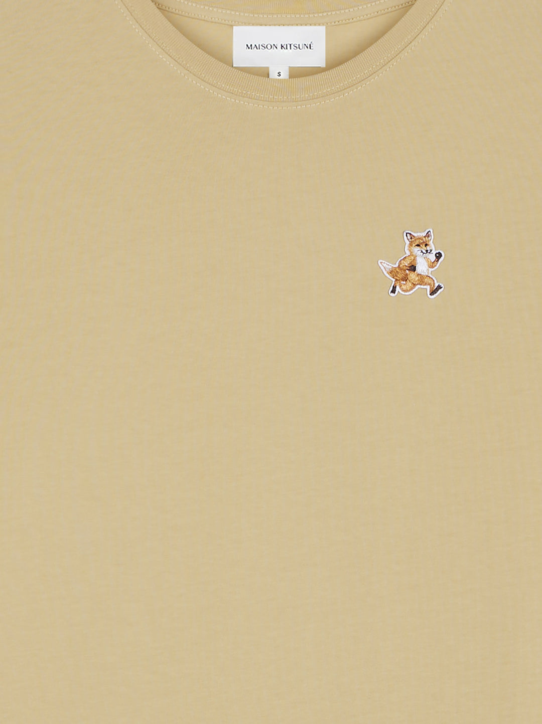 T-shirt in cotone con patch Fox frontale