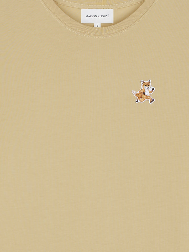 T-shirt in cotone con patch Fox frontale