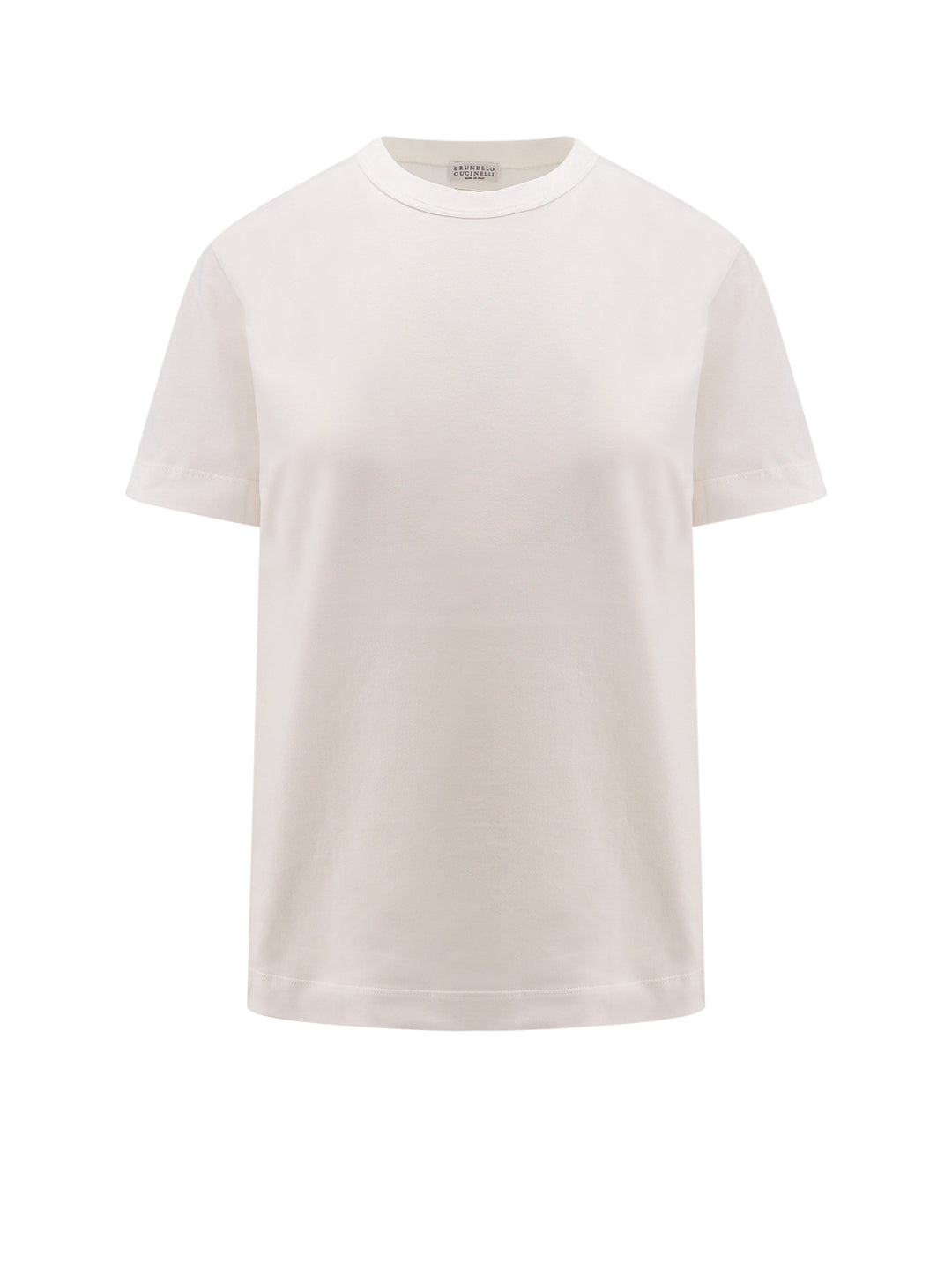 T-shirt in cotone con iconica applicazione gioiello
