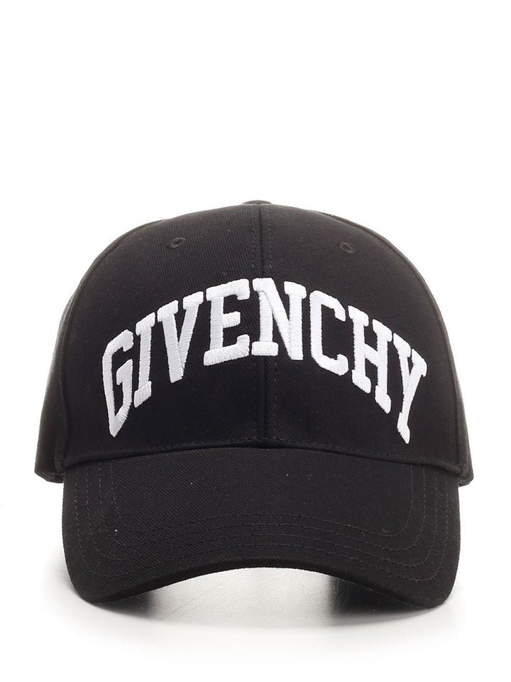 Givenchy Black Cap With Logo Cappelli - Nero | 766c6e191751e9cb01fc650f9bfe580e601aa0b3