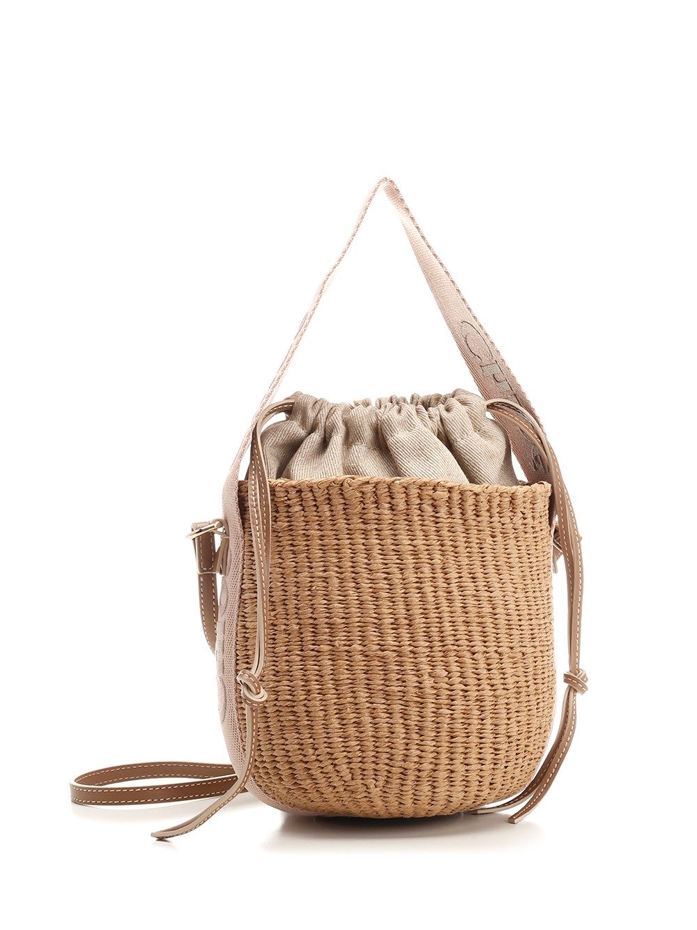 Chloe' Woody Handbags - Beige | 0833cac774324d24cfcc1ab99a19d2b04aba0fdd
