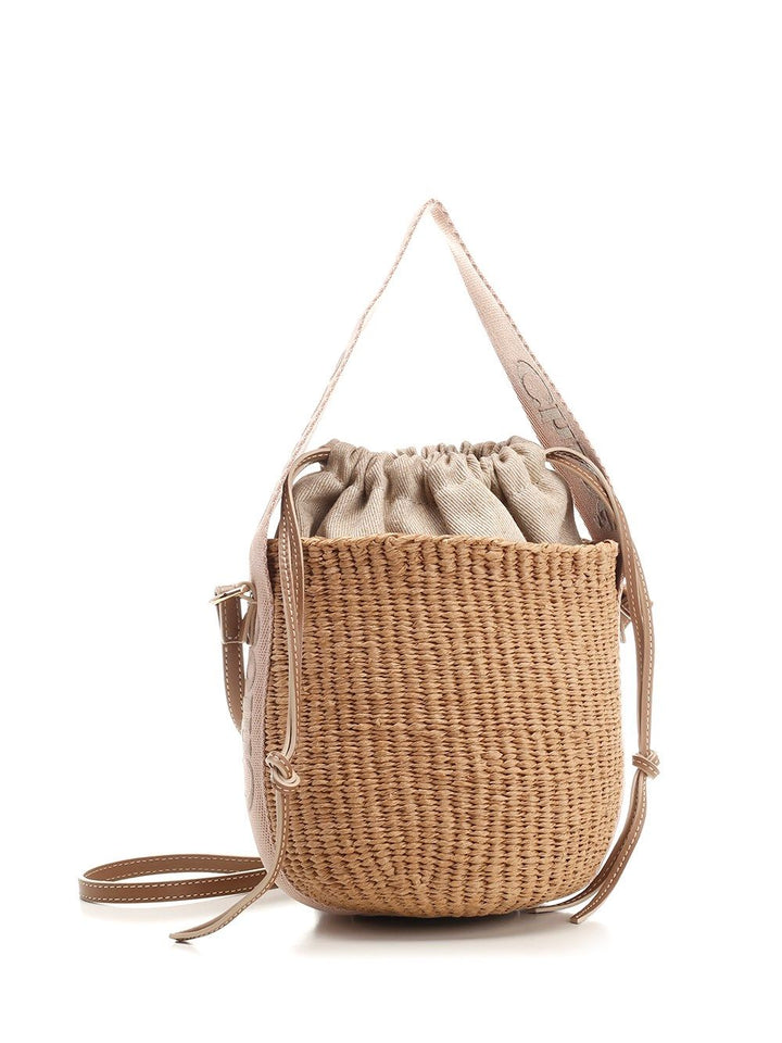 Chloe' Woody Handbags - Beige | 0833cac774324d24cfcc1ab99a19d2b04aba0fdd