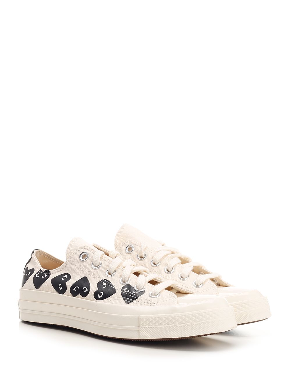 Comme Des Garcons Play Chuck 70 Sneakers - Bianco | a2b2812392745db7d2f123cf4fb840dca8cf0e89