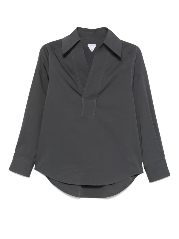 V-Neck Cotton Shirt