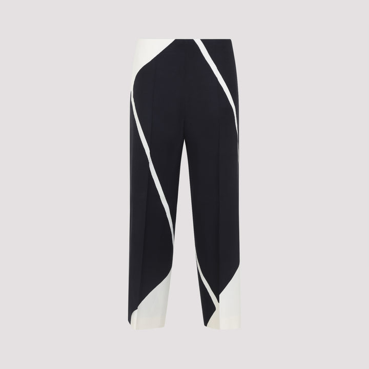 Alberta Ferretti Cropped - Nero | a9140ffd6acda642cb7f6b3f5ec5a8bec5520037