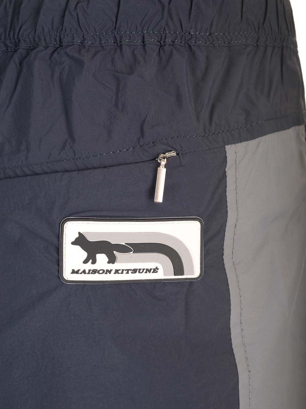 Maison KitsunÉ Nylon Trousers - Blu | ca5b4f37da2f77a0b1ba2c95487e5a8386b409af