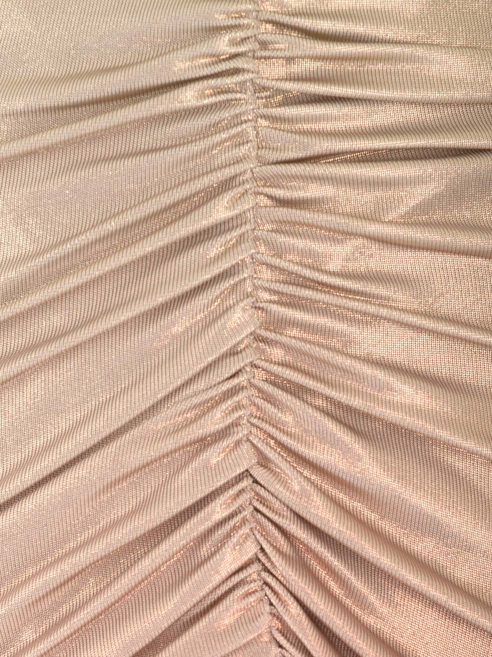 Rick Owens Lilies Metallic Stretch Viscose Miniskirt Gonne - Bianco | 1e3bf7888ccded5c76eadaf9b1734b48222ed951