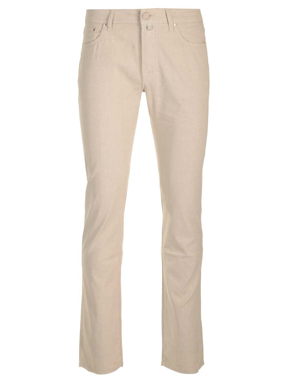 Jacob Cohen Barb Trousers - Beige | b68be78299aed2305fc37471ecc7fdf6c50be046