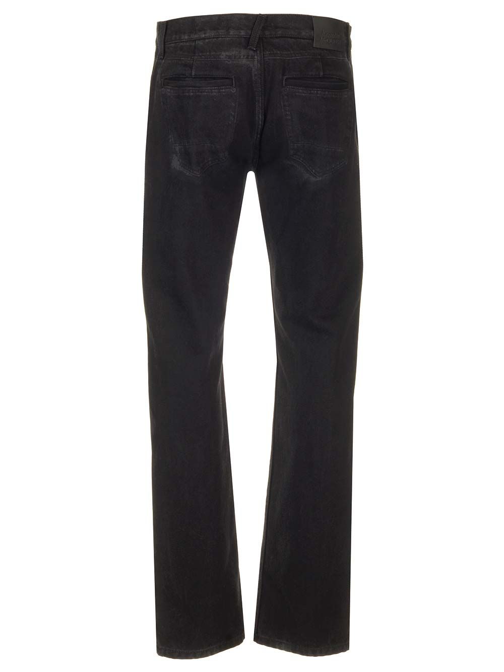 Mcqueen Black Jeans Trousers - Nero | 0a78285761a0d2253a32abe0de600c79b4bc39c2
