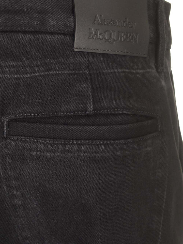 Mcqueen Black Jeans Trousers - Nero | 98f16bb0cc70d55a0801d7af13077430a42fc744
