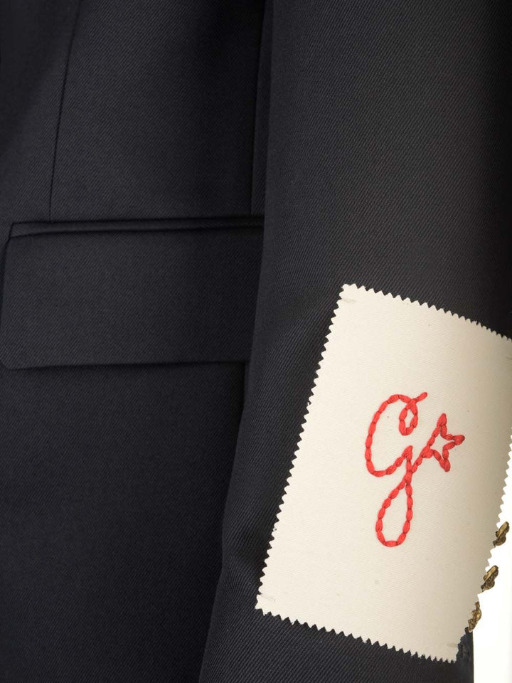 Golden Goose Deluxe Brand Double-Breasted Blazer Giacche - Blu | d3a707568a2cb082aa6bebbdf6f949283790b5c6