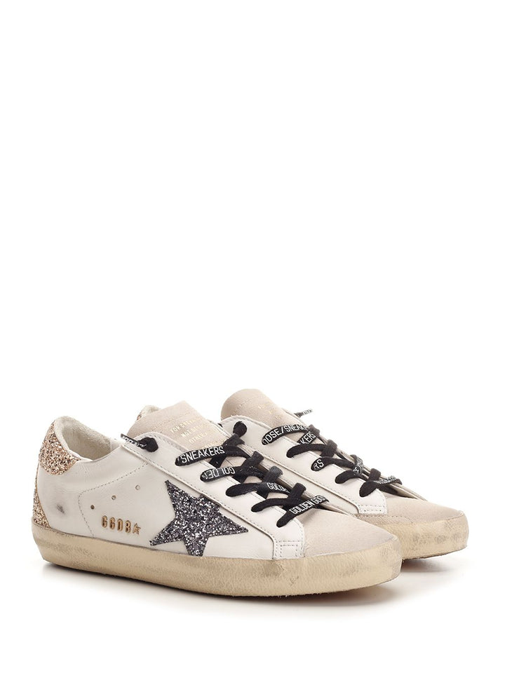 Golden Goose Deluxe Brand Super Star Sneakers - Bianco | 72426e2f1f1cc00dcc128c813b23a42451e31b06