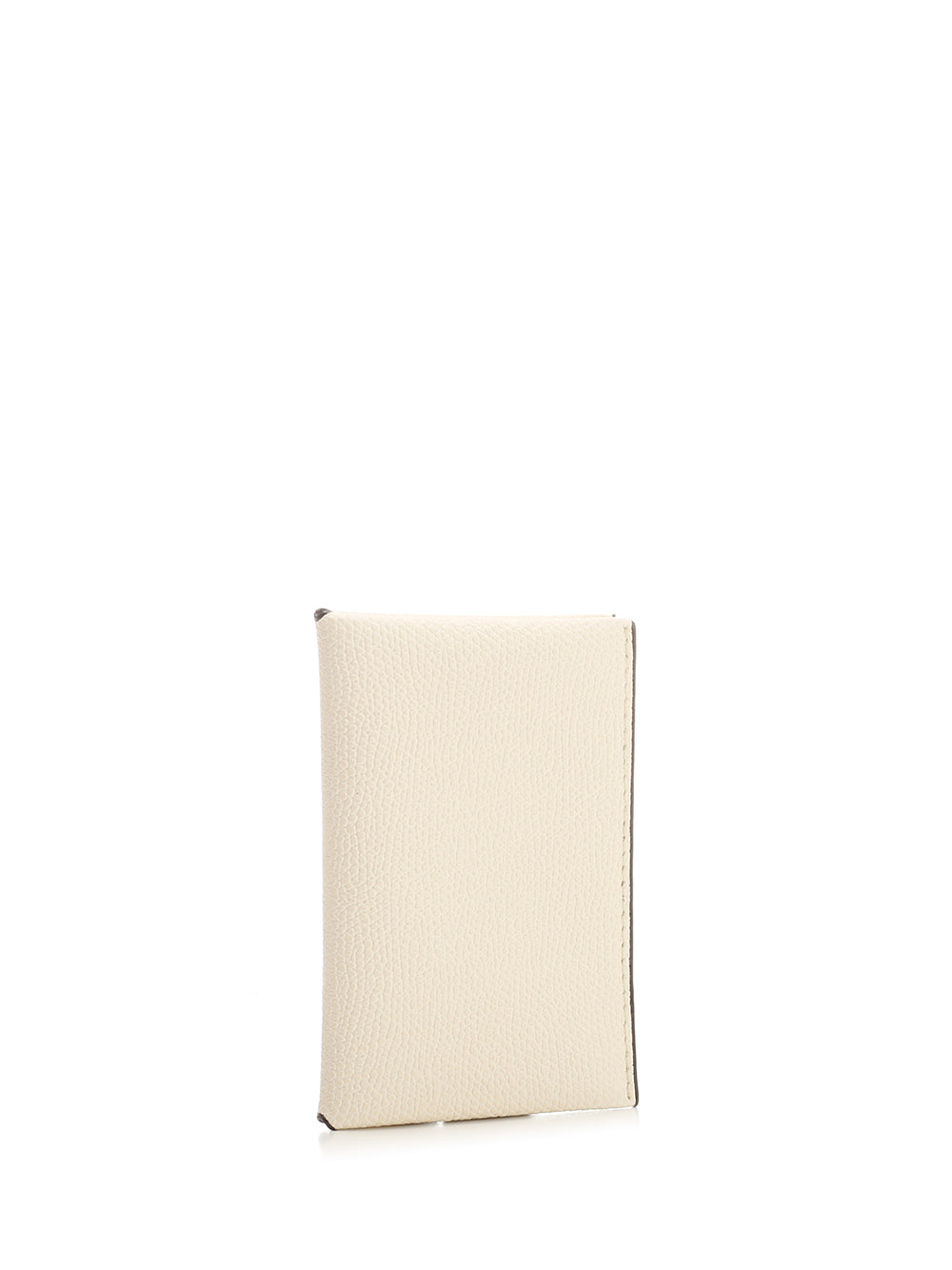 Valextra Button Card Holder Wallets - Bianco | e1bd4976c7e0a0520b65ea81149ea525b608d396