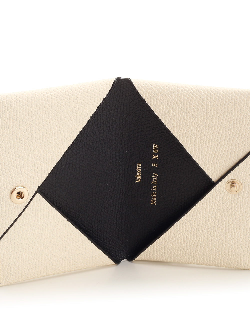 Valextra Button Card Holder Wallets - Bianco | 6009a50faf77a19fa0da52f4331d9a5b7308c598