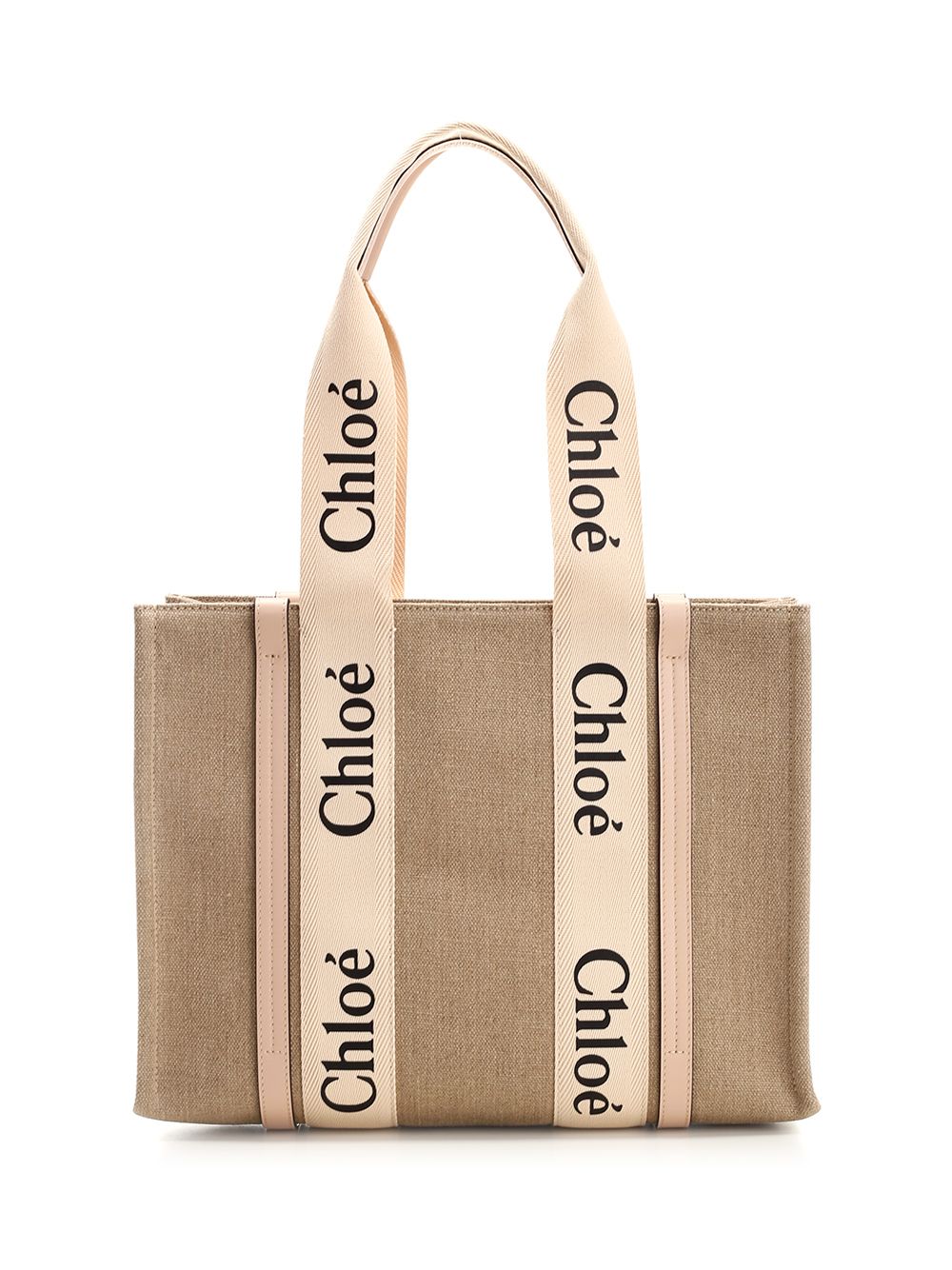 Chloe' Woody Handbags - Beige | 30b4ccfa71c43676c79fb35400fc401e915f6ac3