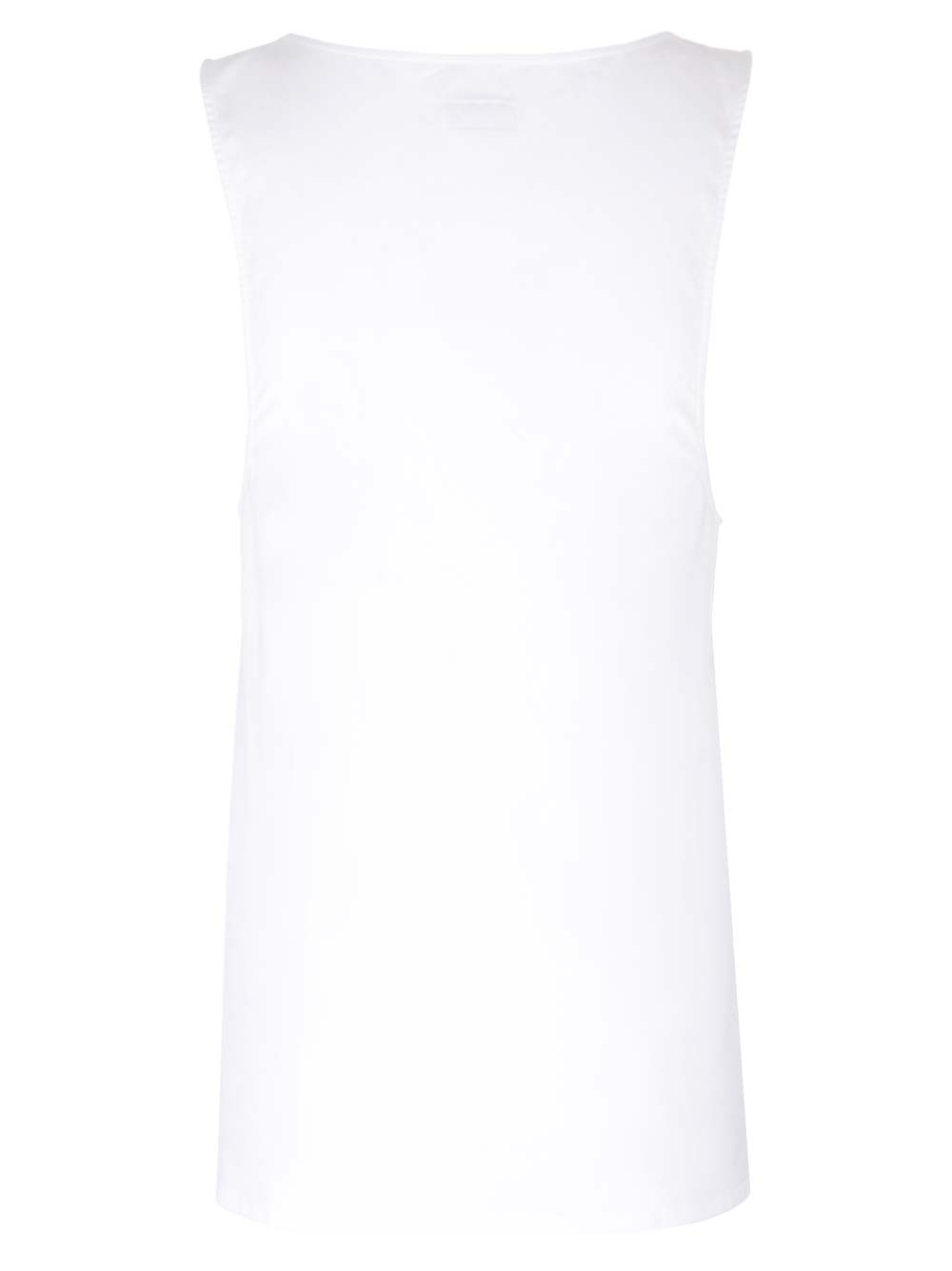 Saint Laurent Henley Top - Bianco | 5810ea31984b581942bd46037681ba996957b92d