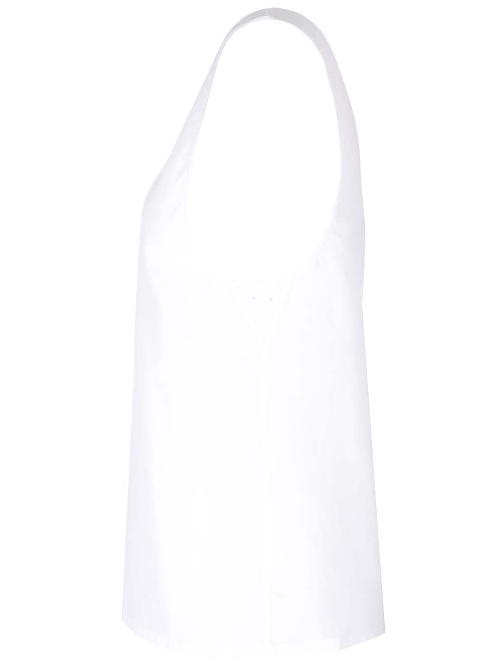 Saint Laurent Henley Top - Bianco | 9c1447bbd0805bab8919bfd72ca2d8dfb6fe9259