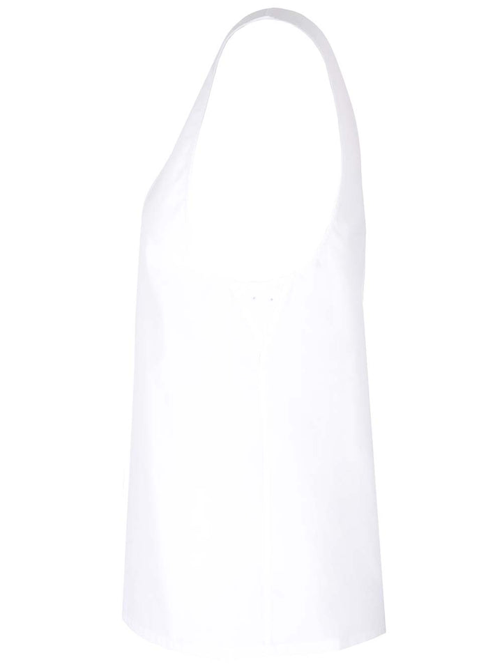 Saint Laurent Henley Top - Bianco | 9c1447bbd0805bab8919bfd72ca2d8dfb6fe9259