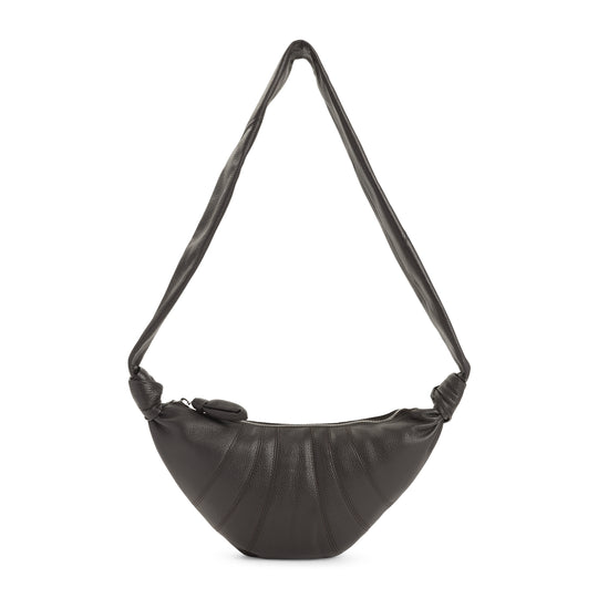 Dark Chocolate Grained Goat Leather Bag