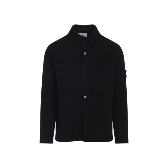 Black Virgin Wool Cardigan